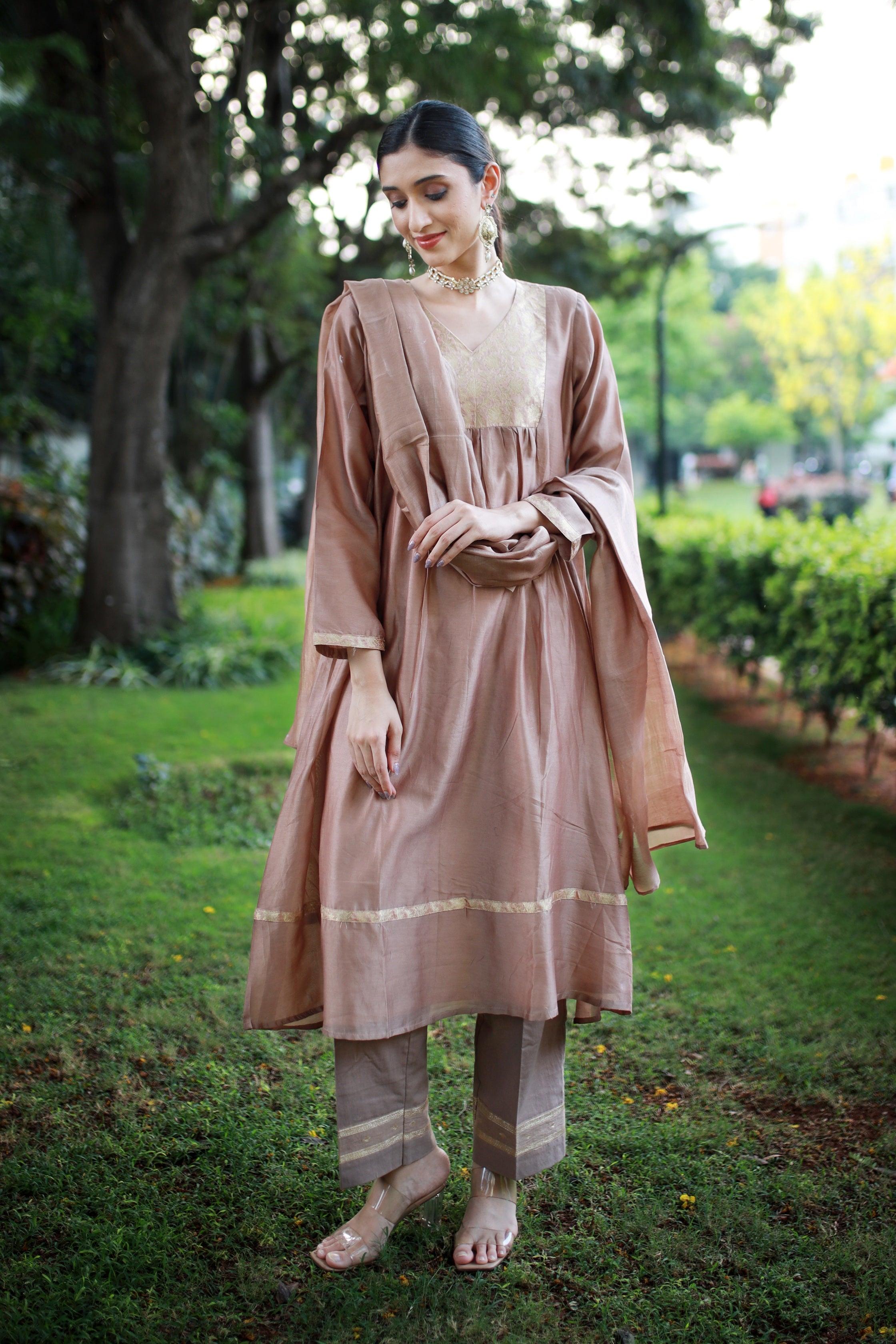 Festive Chanderi Suit