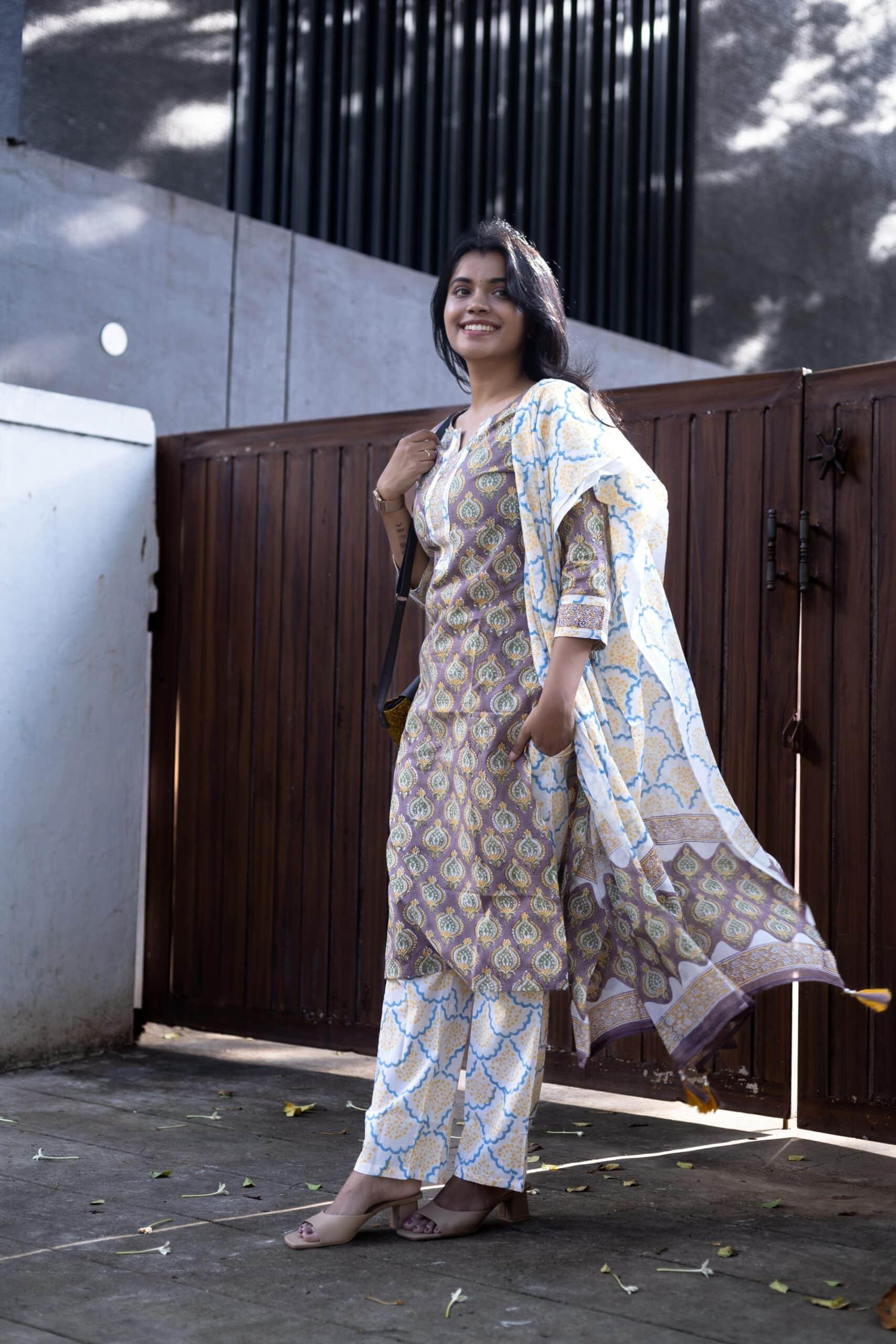 Lightweight Cotton Suit Set