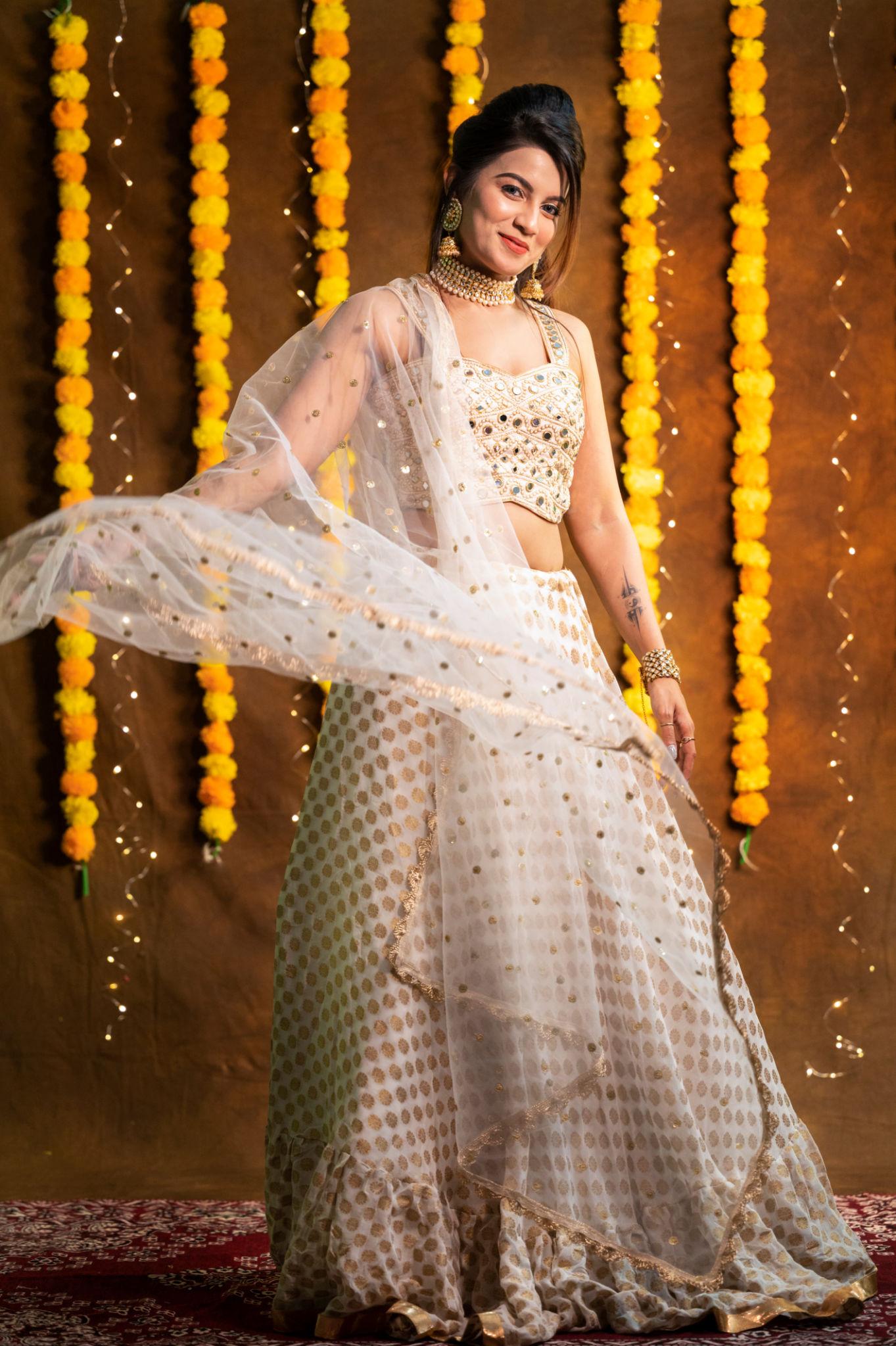 Festive Embroidered Suit