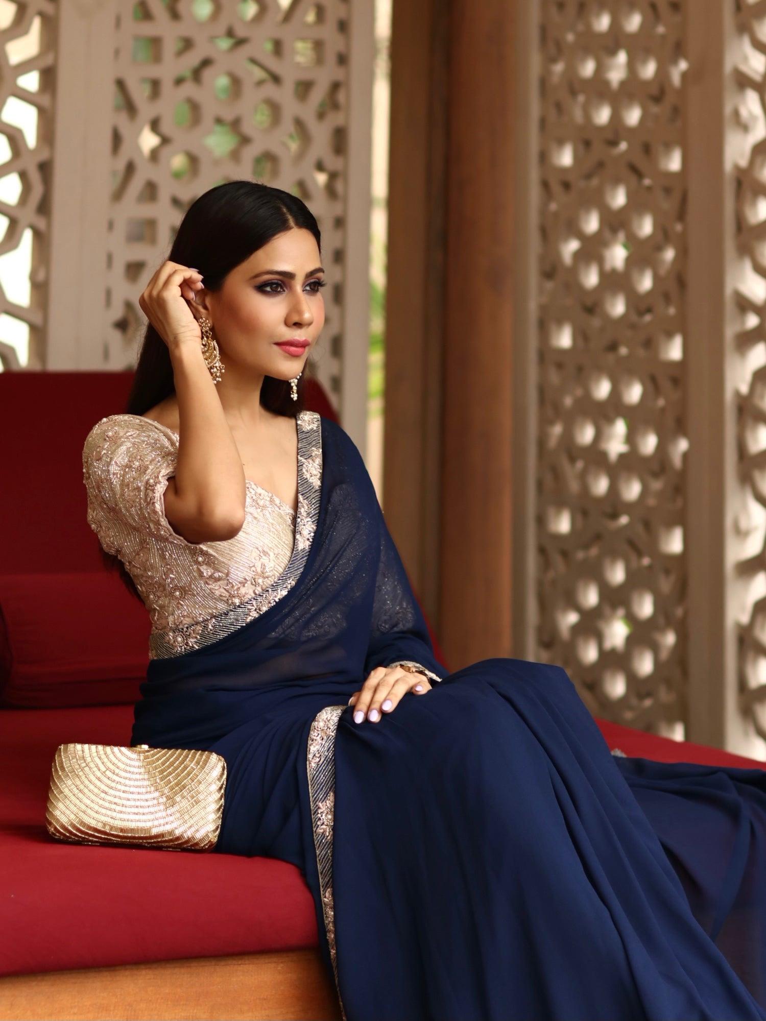 Elegant Printed Saree