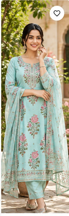 Cotton Printed Suit With Dupatta