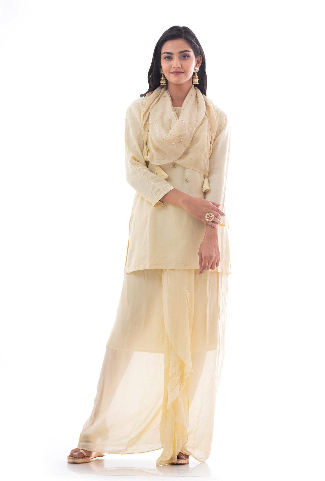 Elegant Printed Suit Set
