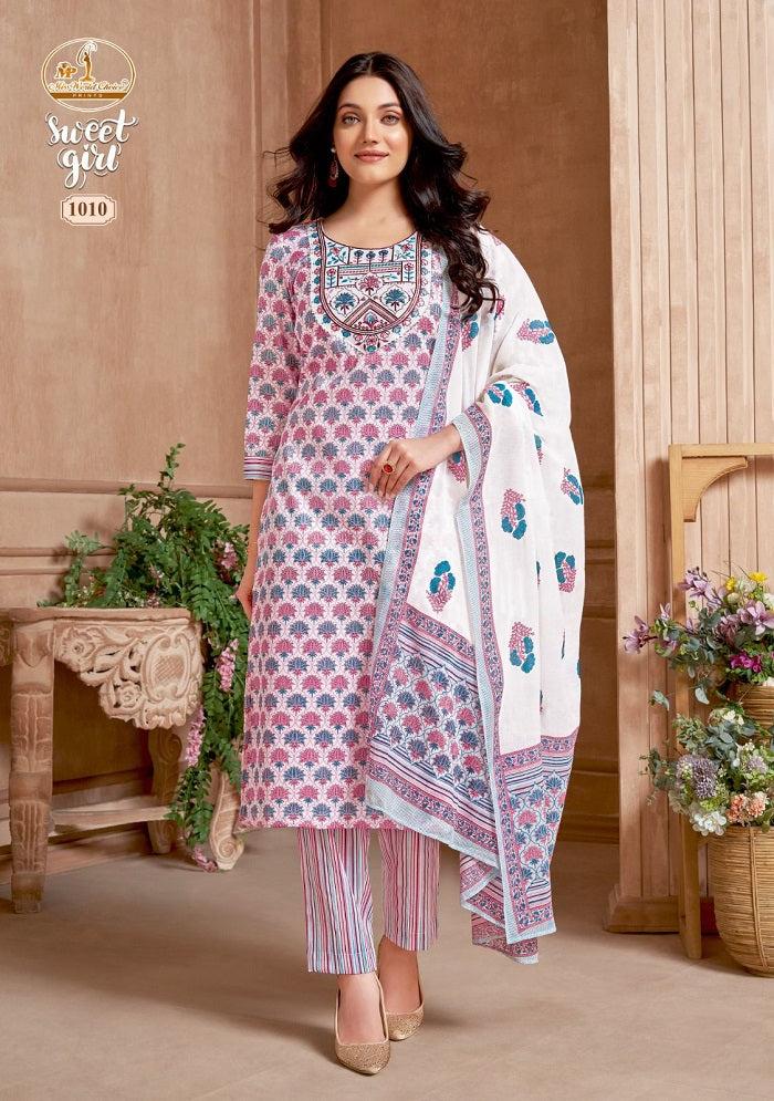 Floral Cotton Suit Set