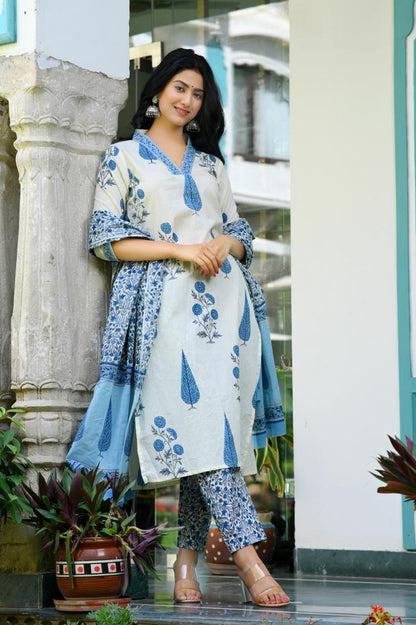 Festive Printed Suit